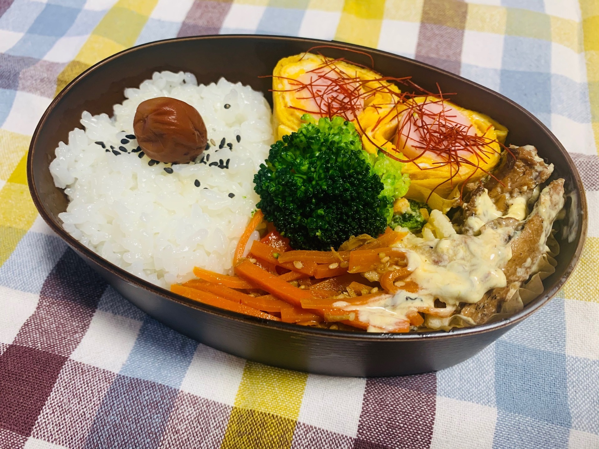 21 01 07 さんまのマヨネーズ炒め弁当 254 Olシンガーのお弁当ブログ